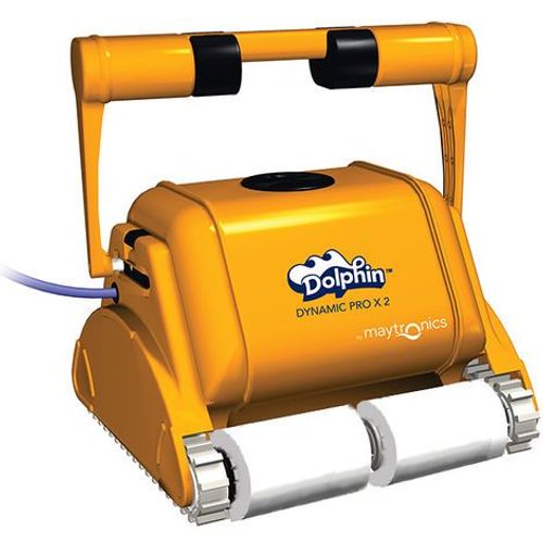 Robot Electrique De Piscine Professionnel 25m Brosse Mousse - Dynamic Prox 2 Gyro Mousse - Dolphin