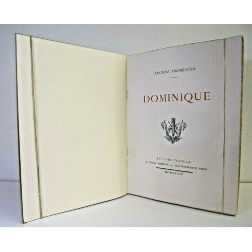 Dominique   de Eugne Fromentin 