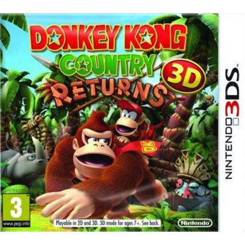 Donkey Kong Country Returns 3d 3ds