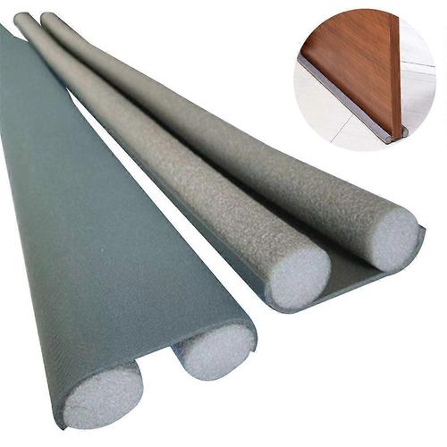 Door Draft Stopper, Under Door Noise Air Cold Blocker Seal Bottom Of Doors 36", Adjustable Door Sweep Soundproof Guard, Interior Front Double-Sided Dr