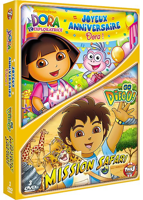 Dora l'exploratrice - Joyeux anniversaire Dora ! + Go Diego! - Vol. 3