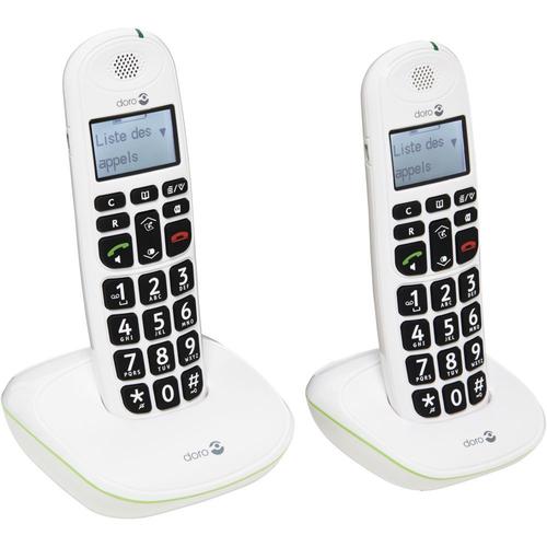 DORO PhoneEasy 110 Duo - Tlphone sans fil avec ID d'appelant/appel en instance