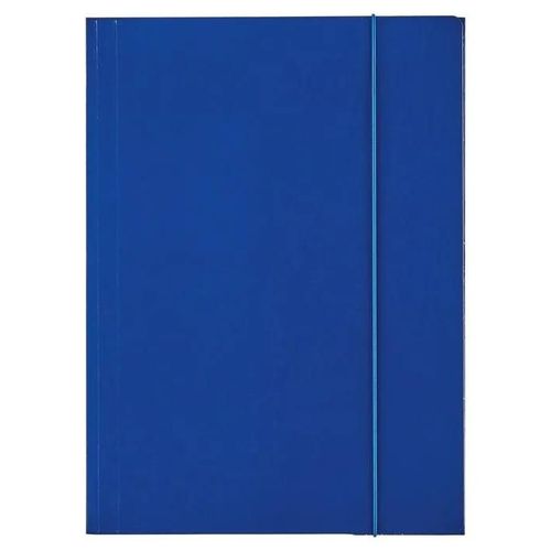 Dossier Suspendu - Sous-Dossier Esselte - 10k023p - Classeur A4 En Carton Avec lastique, Laqu, Bleu Marine ()