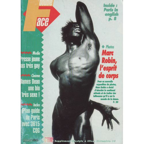 Double Face (Gay) / 11-1995 : James Dean (2p) - Marc Robin (4p) - Paula Abdul (1/2p) - Morrissey (1/2p) - Blur (1/2p) - Betty Mars (1/2p) Sandra Cretu (1/3p) Marc Almond (1/3p)