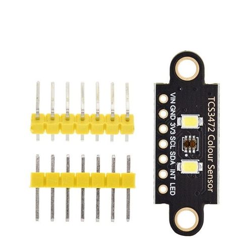 Double hole version TZT TCS34725 Module de reconnaissance de capteur de couleur carte de dveloppement rvb IIC pour Arduino STM32