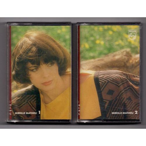 Double K7 Audio Cassette 32 Titres De Mireille Mathieu - 2 K7 Compilation Philips De 1982