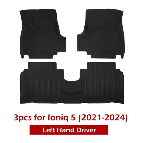Doublure De Chargement En Polymre De Sol Xpe Tous Temps Pour Hyundai Ioniq 5,Doublure De Chargement,Coffre Arrire,Housse De Sige Arrire,Lhd,2021-2024 - Type 3pcs Lhd-Nonslide