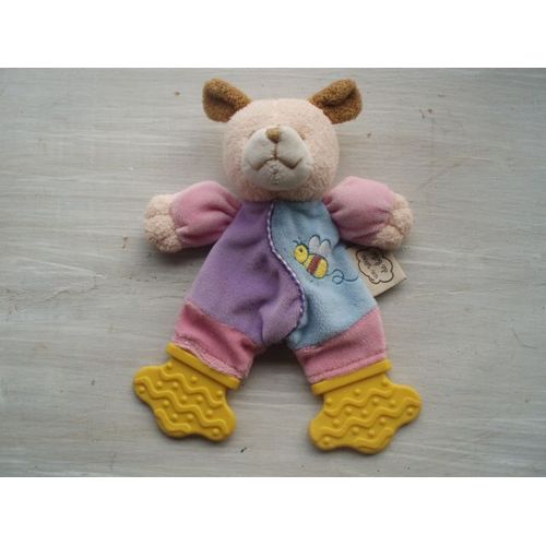 Doudou Chien Dentition Cmp Un Rve De Bb Rose Mauve Bleu Et Jaune.