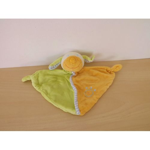 Doudou Chien Jaune Vert Baby Club C&a
