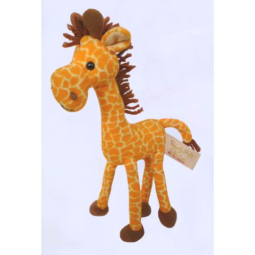 Doudou Girafe Orange Articule Toute Douce Keel Toy Company 26 Cm Simply Soft Collection Bb