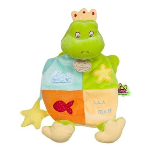 Doudou Grenouille Roi Frog Frosch Vert Orange Bleu Poisson Etoile Vague  La Mer Doudou & Compagnie Peluche Tatoo Tatou Tatou Bb Enfant Jouet Marionnette Doudou Et Cie Zouzoos Zouzoo Zouzou D&c 