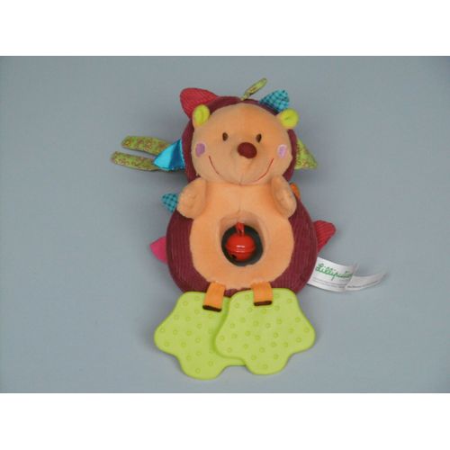 Doudou Hrisson Hochet veil Lilliputiens