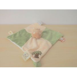 doudou hippopotame beige verte arbre noukie's no Rakuten - Main Image