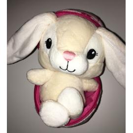 Doudou Lapin Oeuf Rose Coeurs H M Peluche Bebe Petite Fille Jouet Lapin Blanc Ecru H Et M Rakuten