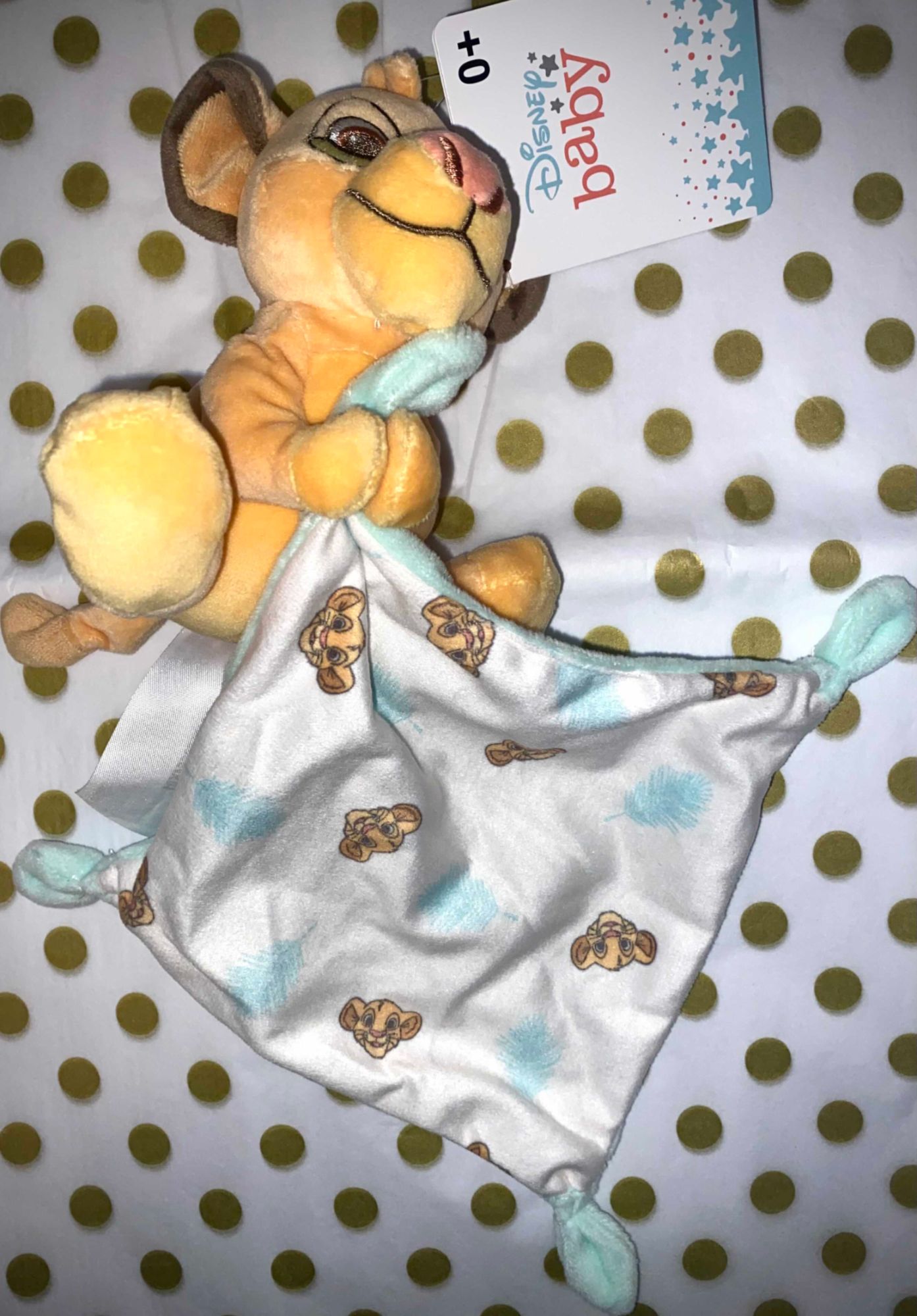 Doudou Lion Disney Baby Roi Bebe Simba Mouchoir Tetes Lionceau Plumes Bleues Jouet Peluche Enfant Mixte Naissance Comforter Baby King Rakuten