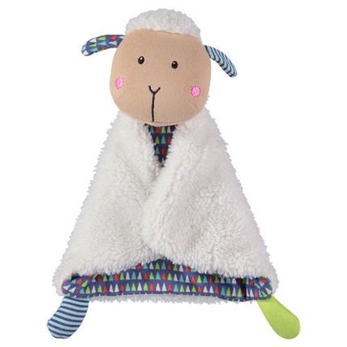 Doudou Mouton Blanc Bleu Anis Bi Matire Peluche Orchestra Prmaman Jouet veil Bb Soft Toys Plush Comforter White Sheep