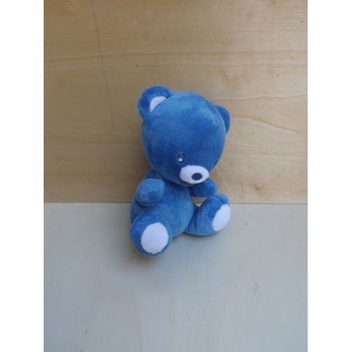 Doudou Ours Bleu Nestl