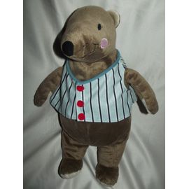 Doudou Ours Ourson Ikea Marron Brun Avec Son Gilet Raye Bleu Noir Jouet Bebe Naissance Peluche Eveil Enfant Blanket Comforter Soft Toys 43 Cm Rakuten