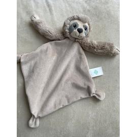 Doudou paresseux marron Tex Baby