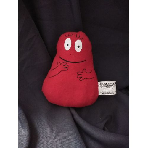 Doudou Peluche Barbapapa Barbidur Eponge Billes Rouge 2009