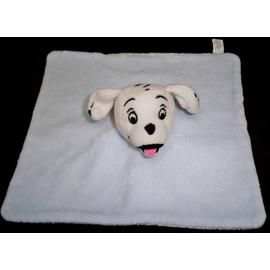 Peluche chien dalmatien dans sa couverture Disney Baby, Nicotoy, Simba Toys  (Dickie)