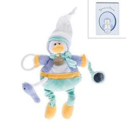 Doudou Peluche Doudou Et Compagnie Graine Graines De Doudou Pingouin Auk Pinguin Poisson Anneau Miroir Grelot Hochet Pouet Lot A12023 D'activits Activit D'veil Dc2199 Violet Jaune Vert Blanc D&c &