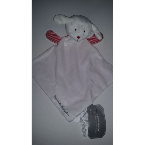 Doudou Plat Mouton Sergent Major Mon Doudou Le Plus Doux Blanc Ray Rouge Jouet Bebe Naissance Peluche veil Enfant Blanket Comforter Soft Toys Plush