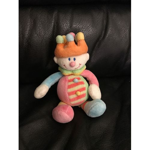 Doudou Roi Couronne Multicolore Jollybaby 18cm