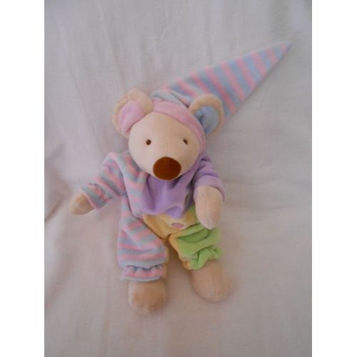 Doudou Souris Cmp Eveil Et Tendresse Reve De Bebe Pyjama Babygro Salopette Raye Bleu Rose Jaune Vert Lilas Parme Mauve Rond Etoile Hexagone Bonnet