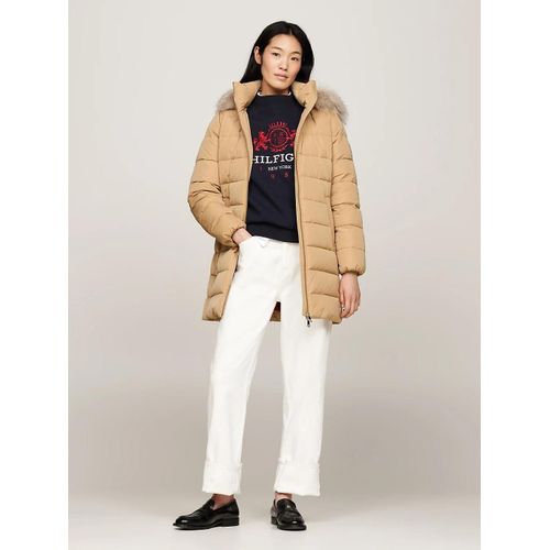 Doudoune  Capuche Avec Fausse Fourrure Heritage Down Tyra Coat With Fur/Classic Khaki - Xl