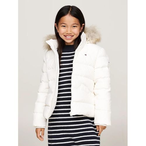 Doudoune  Capuche En Fausse Fourrure Essential Down Fur Hood Jacket/Off White - 74 Cm