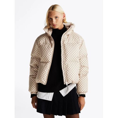 Doudoune  Motif Emblmatique New York Down Aop Jkt With Hood/Diamond Monotype/ Country Ivory - Xxs