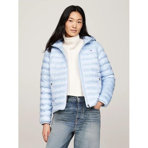 Doudoune Lgre  Capuche Lw Padded Global Stripe Jacket/Sky Blue - Xxs