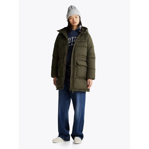 Doudoune Longue  Capuche Tjw Midi Vail Puffer/Fatigue Green - S