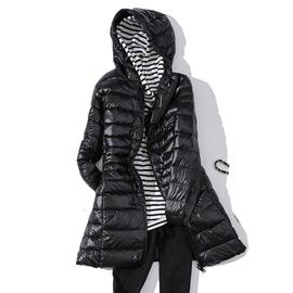 Doudoune longue Ultra legere pour femme manteau d hiver a capuche grande taille 7XL Rakuten