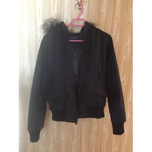 Doudoune Noire Rversible Garage. Pour Le Froid Intense. Taille M. Mixte. Composition : Poly-Bourrure (Pour Plus De Chaleur Et De Texture). Rversible : Ct Blouson Et Ct Matelass. 4 Poches Doubl