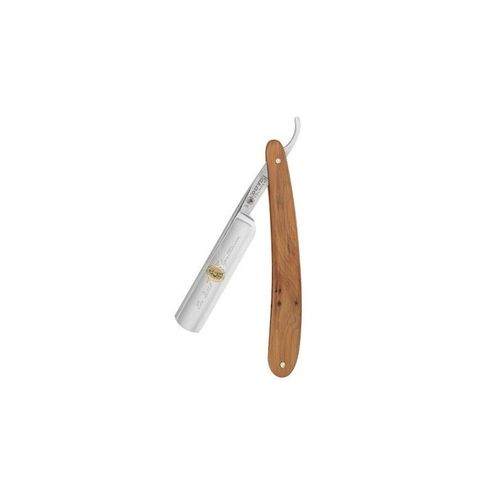Dovo Soligen 121.5860 Rasoir Dovo 5/8 vid, Lame Acier Carbone Noire Oxyde ( Essuyer Aprs Usage), Manche En Bois D' If