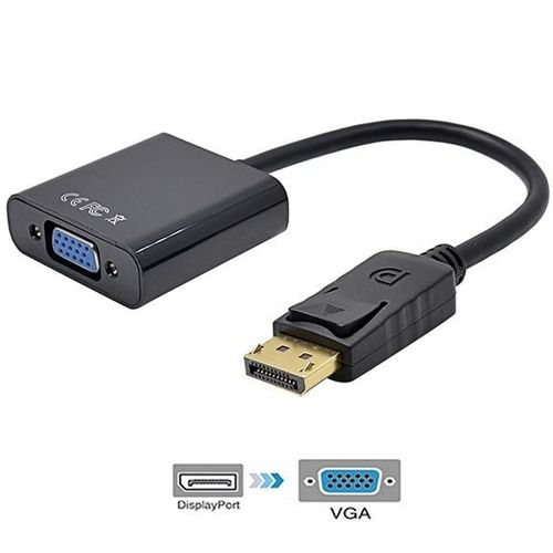 DP vers VGA - Adaptateur Audio DP  HDMI VGA DVI 4 en 1, convertisseur de cble DP, adaptateur DisplayPort pour Xbox PS5 4 Mac Book Pro Air