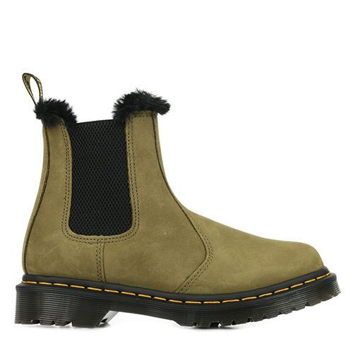 Dr. Martens - Bottines Chelsea Leonore  Semelle CrantE - Vert - 36
