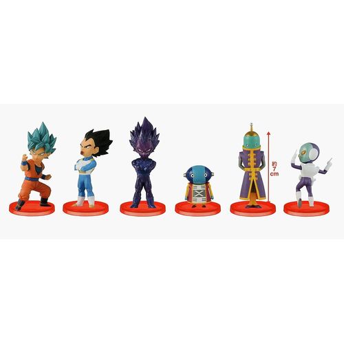 Dragon Ball Super World Collectible Figure Vol.5 Anime Goods Prizes Banpresto (All 6 Types Full Combo Set) [Import Japonais]
