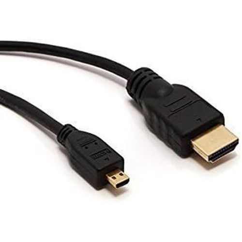 Dragon Trading Cble Hdmi Vers Micro Hdmi V1.4A Compatible Full Ultra 4K Hd Rsolution Prend En Charge Ethernet 3D Compatible Avec Tablettes Go Pro,Smartphones,Camscopes,Appareils Photo,Etc. 5 M