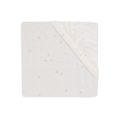 Drap Housse 60x120 Cm Jersey Twinkling Wild Rose - Jollein