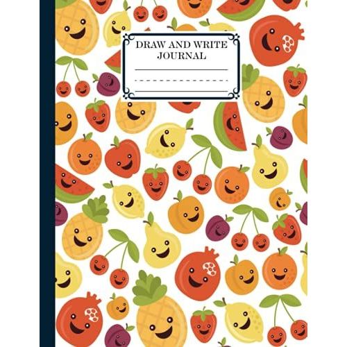 Draw And Write Journal: Fruit Faces Primary Story Journal, Draw And Write Journal For Kids K-2 Early Primary Story Journal | (8.5