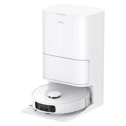 MOVA E30 Ultra Robot Aspirateur  Aspiration 7000 Pa, Levage des Serpillres 10,5 mm, Entretien Automatique, Reconnaissance Ultrasonique des Tapis