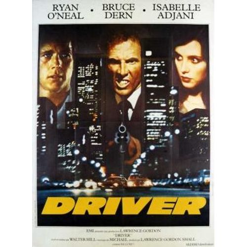 Driver - Vritable Affiche De Cinma Plie - Format 60x80 Cm - De Walter Hill Avec Ryan O'neal, Bruce Dern, Isabelle Adjani, Ronee Blakley- 1978