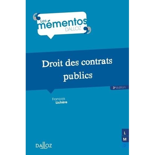 Droit Des Contrats Publics    Format Grand Format 