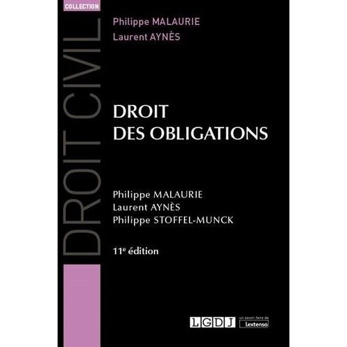 Droit Des Obligations    Format Beau livre 