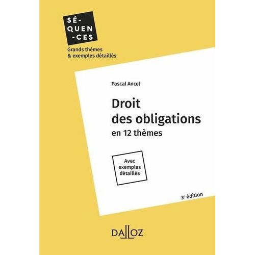 Droit Des Obligations    Format Grand Format 
