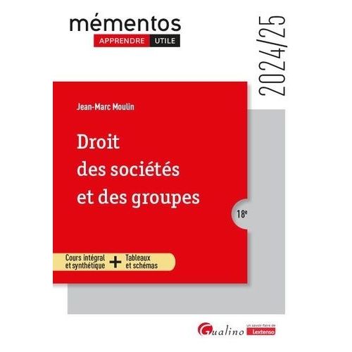 Droit Des Socits Et Des Groupes    Format Beau livre 
