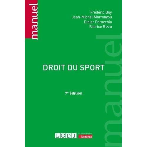 Droit Du Sport   de Marmayou Jean-Michel  Format Beau livre 